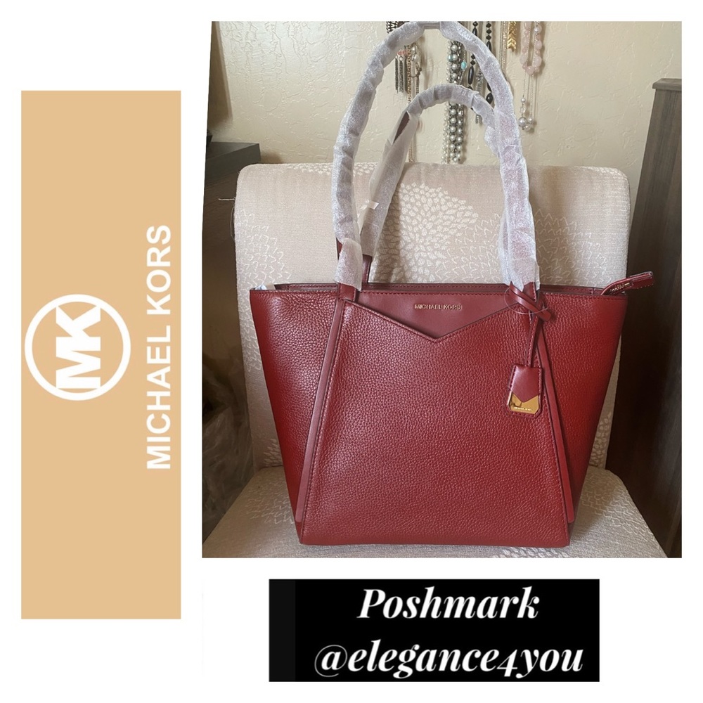 ✨MICHAEL KORS✨Gorgeous Pebbled Leather Tote